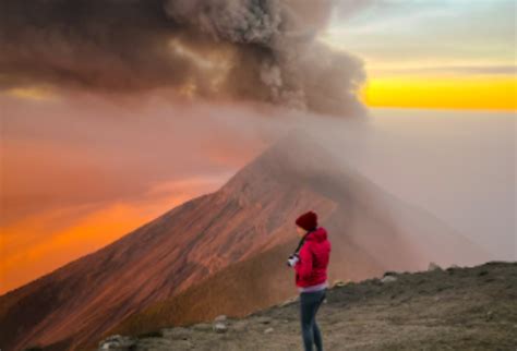 Fotogalería así fue captada la erupción del Volcán de Fuego desde la