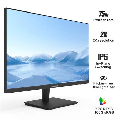 Viewedge CS27QT - 27 Inch QHD 1440p IPS Monitor - Professional Computer ...