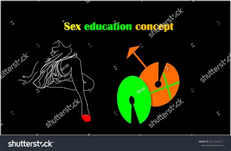 Sex Education Concept Cute Male Female Stock Illustration Shutterstock