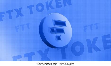 Ftx Token Ftt D Render Cryptocurrency Stock Illustration