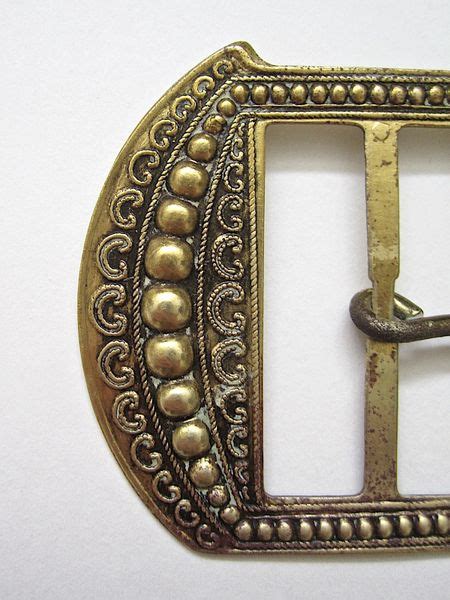 Vintage Stamped Brass Buckle Uncanny Artist