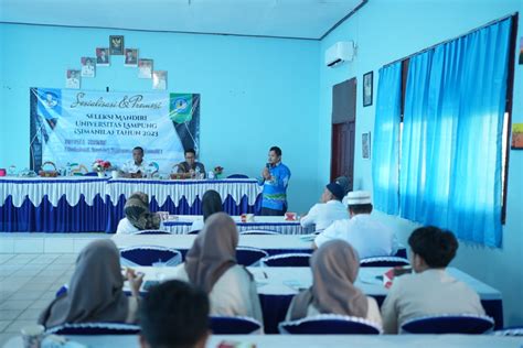 Unila Lakukan Sosialisasi Dan Promosi Pmb Mandiri Universitas