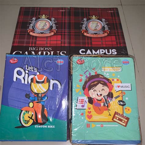 Jual BIG BOSS Buku Tulis Campus Isi 50 Lembar Buku Tulis SIDU 58