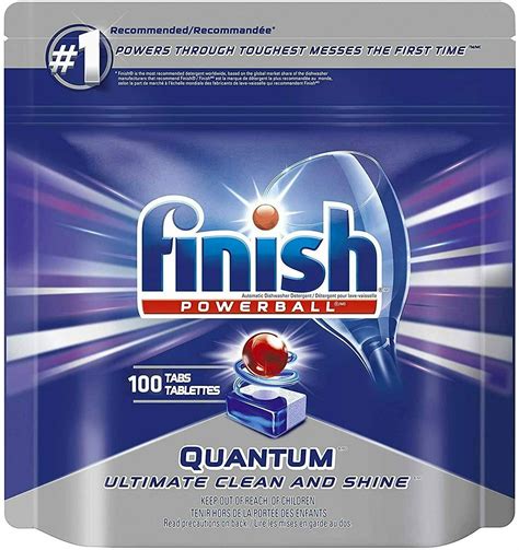 Finish Powerball Quantum Dishwasher Detergent Tablets Tabs Lb