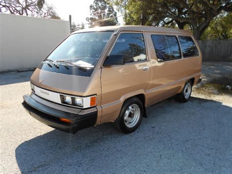 Original Paint 1985 Toyota Van | Bring a Trailer