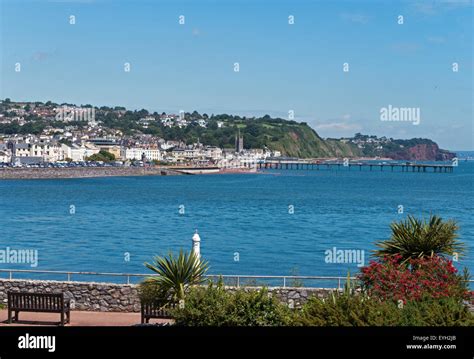 Teignmouth Viewed Across The Teign Estuary From Shaldon In South Devon