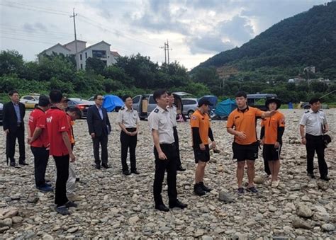 최민철 강원 소방본부장 홍천소방서 방문