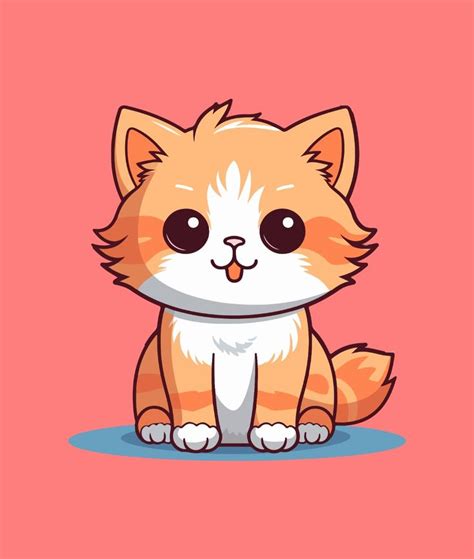 Gambar Animasi Kucing Yang Lucu In 2024 Cute Cat Feline