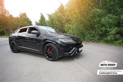 Фото отчет по перетяжке кожей Nappa Lamborghini Urus