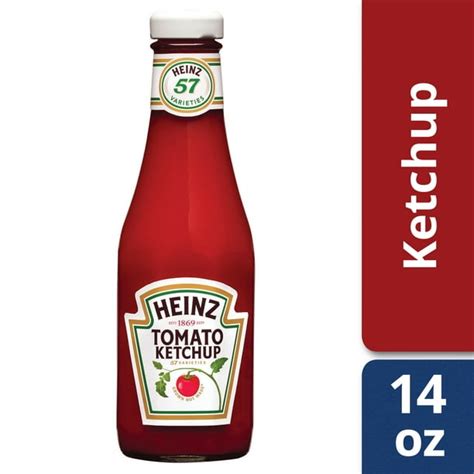 Heinz Tomato Ketchup 14 oz Bottle - Walmart.com - Walmart.com