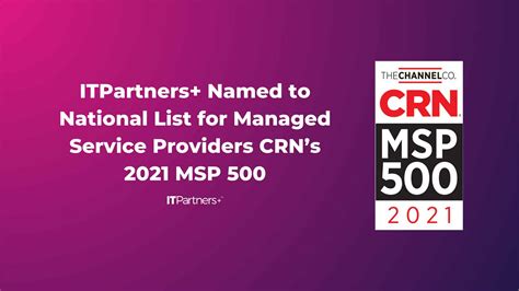 Itpartners Named To National List For Managed Service Providers Crns