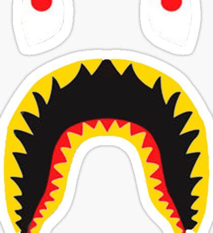 Bape Shark: Stickers | Redbubble