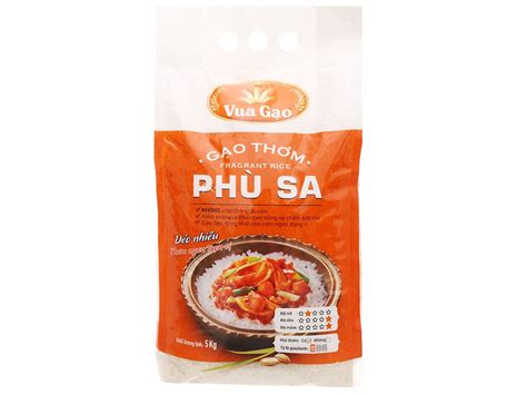 Gạo Thơm Vua Gạo Phù Sa 5kg Giá Tốt Tại Bách Hoá Xanh