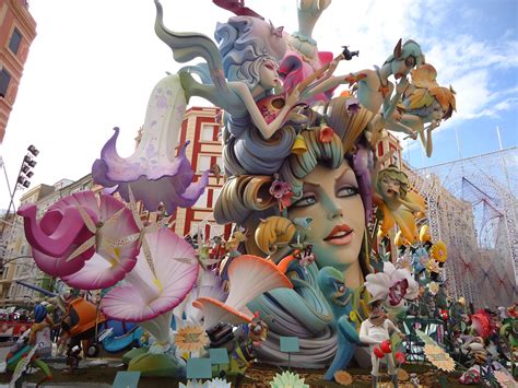 Las Fallas Sculpture In Valencia Spain R Europe