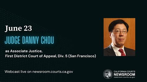 Commission On Judicial Appointments Judge Danny Chou Youtube