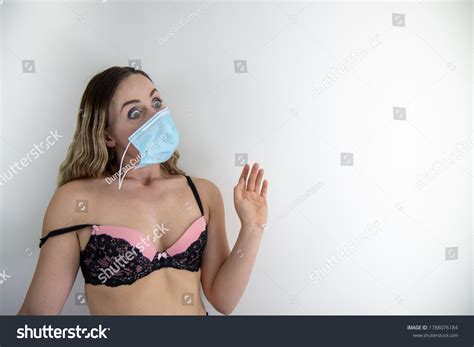 Naked Woman Pulling Underwear Down Showing Stock Photos Images Photography Shutterstock