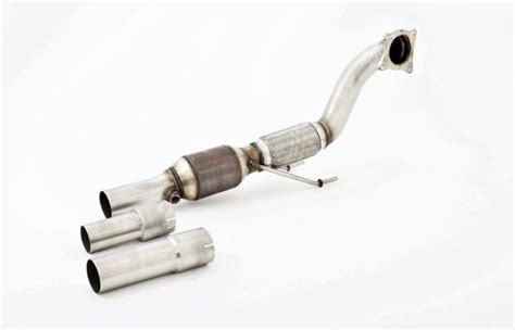 Friedrich 76mm Downpipe Mit 200 Zellen HJS Sport Kat VW Polo 6R WRC