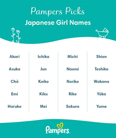 Popular Japanese Girl Names And Their Meanings Pampers Ca