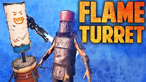 Tuna Lamps And Flame Sentry Turret Rust Update Youtube