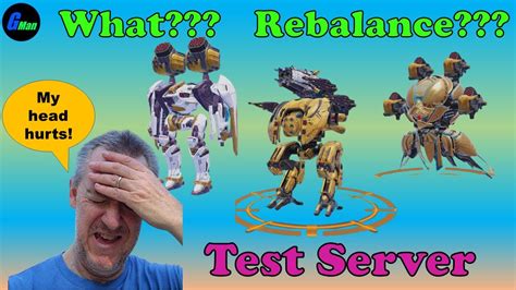 Test Server Rebalances From Nowhere WR War Robots YouTube