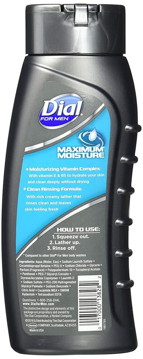 Dial For Men Maximum Moisture Ultra Hydrating Body Wash 16 Fl Oz Pack Of 2 Name Brand Overstock