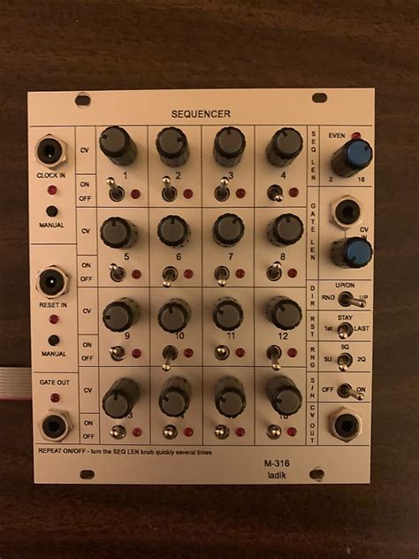 Ladik S 316 16 Step Sequencer Grey Reverb