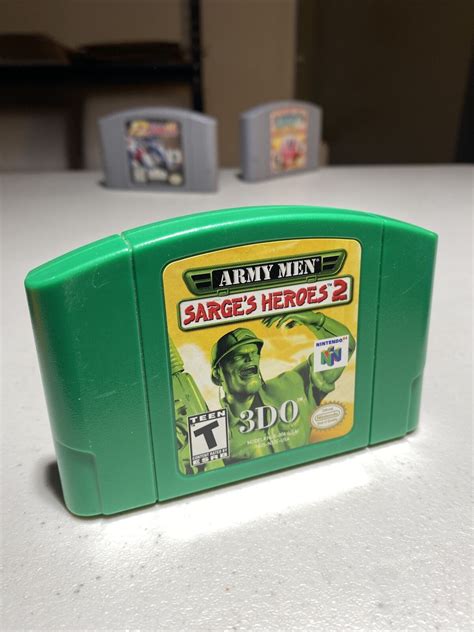 Army Men: Sarge's Heroes Value - GoCollect (nintendo-64-army-men-sarges ...