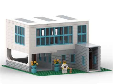 LEGO MOC Modern mansion by bricksoul | Rebrickable - Build with LEGO