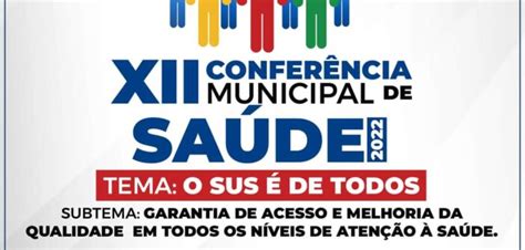 XII Conferência Municipal de Saúde Prefeitura Municipal de Augusto