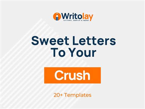 Sweet Letters to Your Crush Example: 4 Templates (Free) - Writolay