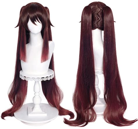 Buy Hu Tao SL Brown Pigtails Wig For Genshin Impact Straight