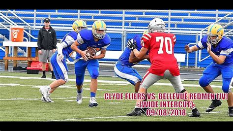 Clyde Fliers Vs Bellevue Redmen Jv Wide Intercut Youtube