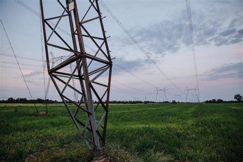 Premium Photo Highvoltage Power Lines And High Voltage Electric