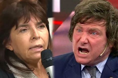 Polémico cruce entre Javier Milei y Silvia Mercado por una noticia ...