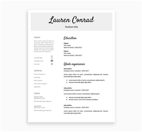 10+ Google Docs Resume Templates (Free & Paid Templates)