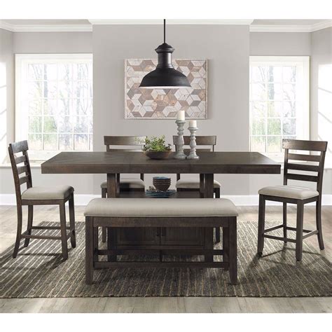 Colorado 6 Piece Counter Height Dining Set | DCO100CTBL BS BN | | AFW.com