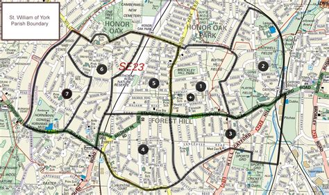 Forest Hill London Map