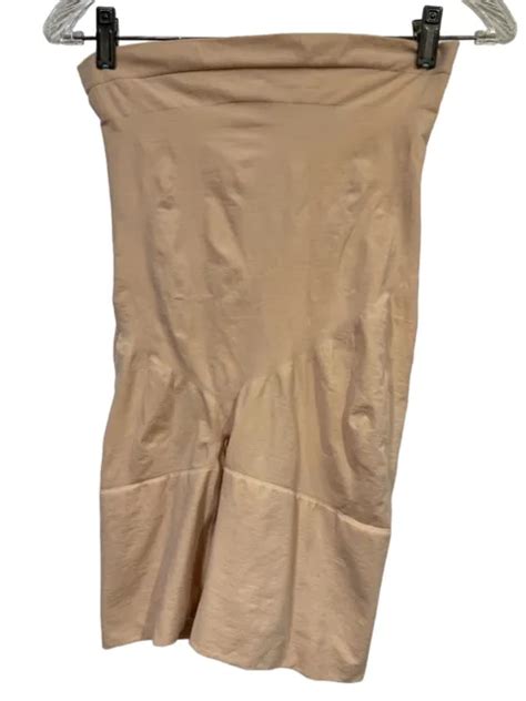 SPANX HIGHER POWER High Waist Short Plus 3X Soft Nude 3035 NWOT FREE