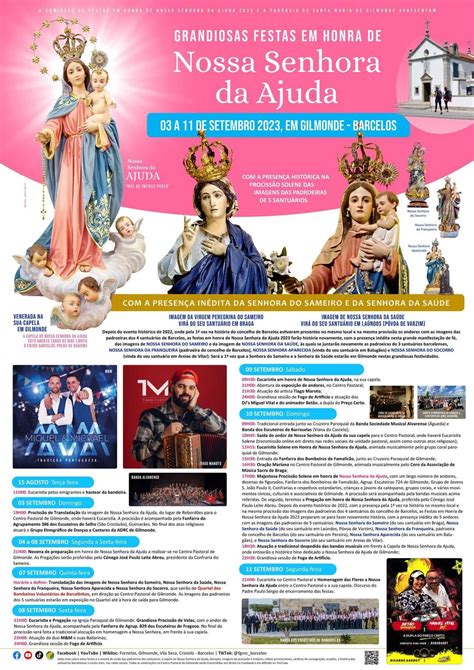 Festas Da Senhora Da Ajuda 2025 Em Gilmonde