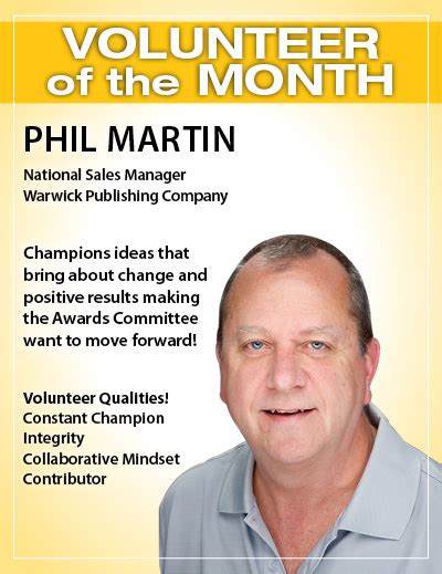 Phil Martin Named Julys Ppb Volunteer Of The Month Ppai