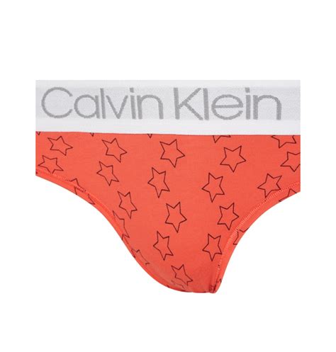 Calvin Klein Bikini Damskie Majtki Para Red Qd E W Q