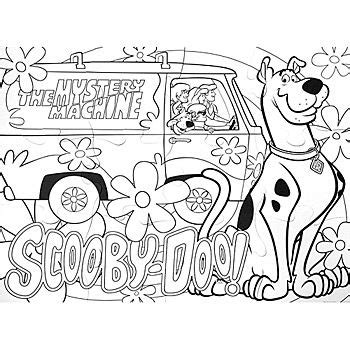 Scooby Doo Coloring Pages Mystery Machine Coloring