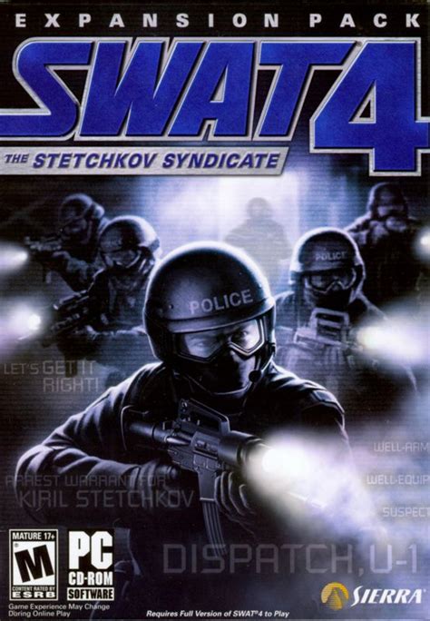 SWAT 4 The Stetchkov Syndicate 2006 Windows Box Cover Art MobyGames