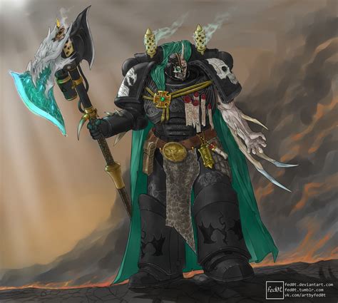 Wh40k Black Dragons Chaplain Timofey Fedotov On Artstation At