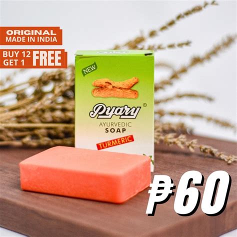 Pyary Turmeric Soap Original Shopee Philippines