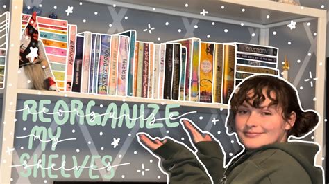 Organize My Books With Me Bookshelf Reorganization Tbr Cart