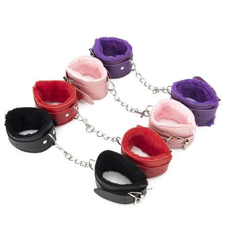 Pu Leather Handcuffs Sex Bondage Restraints Wrist Hand Cuffs Product