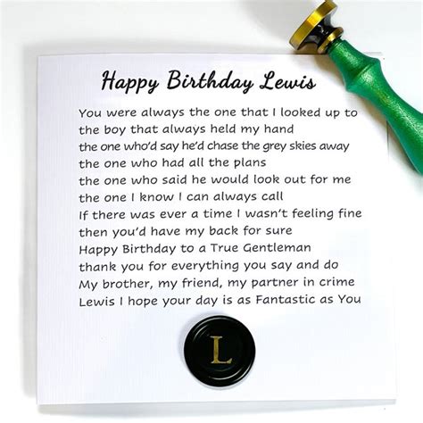 Birthday Poem - Etsy