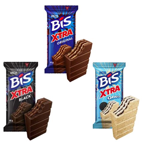 Chocolate Lacta Bis Xtra Ao Leite Black Oreo Gr Shopee Brasil