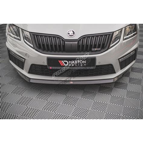 Front Splitter V Skoda Octavia Rs Mk Facelift Races